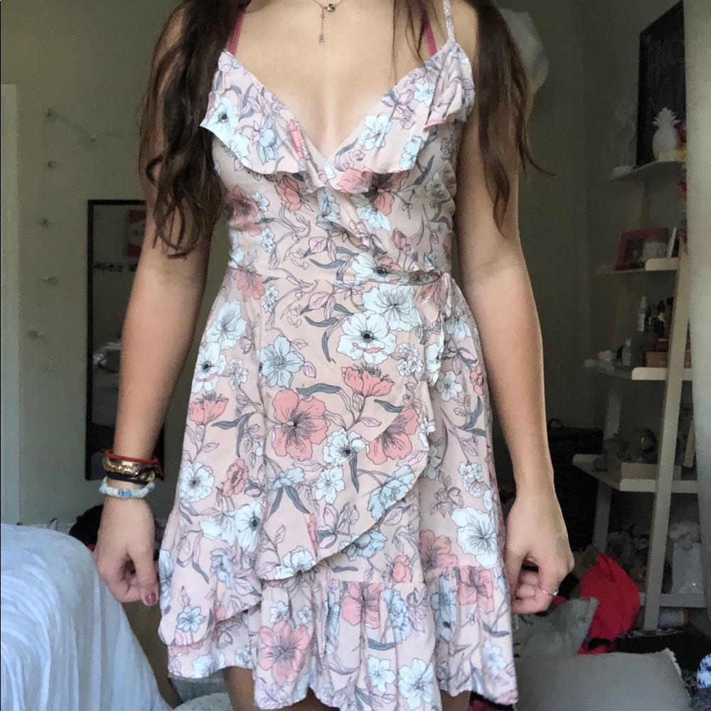 A pink dress in great condition, only worn twice!
